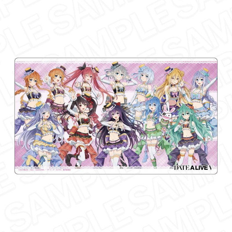 予約受付6/12まで】デート・ア・ライブV ラバーデスクマット 12周年