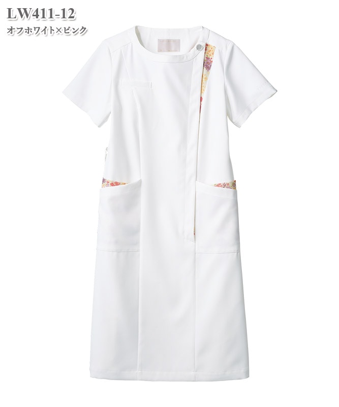 ローラ アシュレイ レディスナースワンピース半袖[住商モンブラン製品