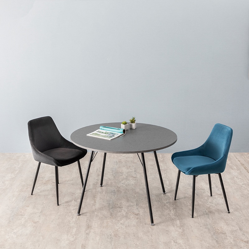 テーブル IF DT-105M SW石目調/BK【お客様組立商品】の通販｜東京