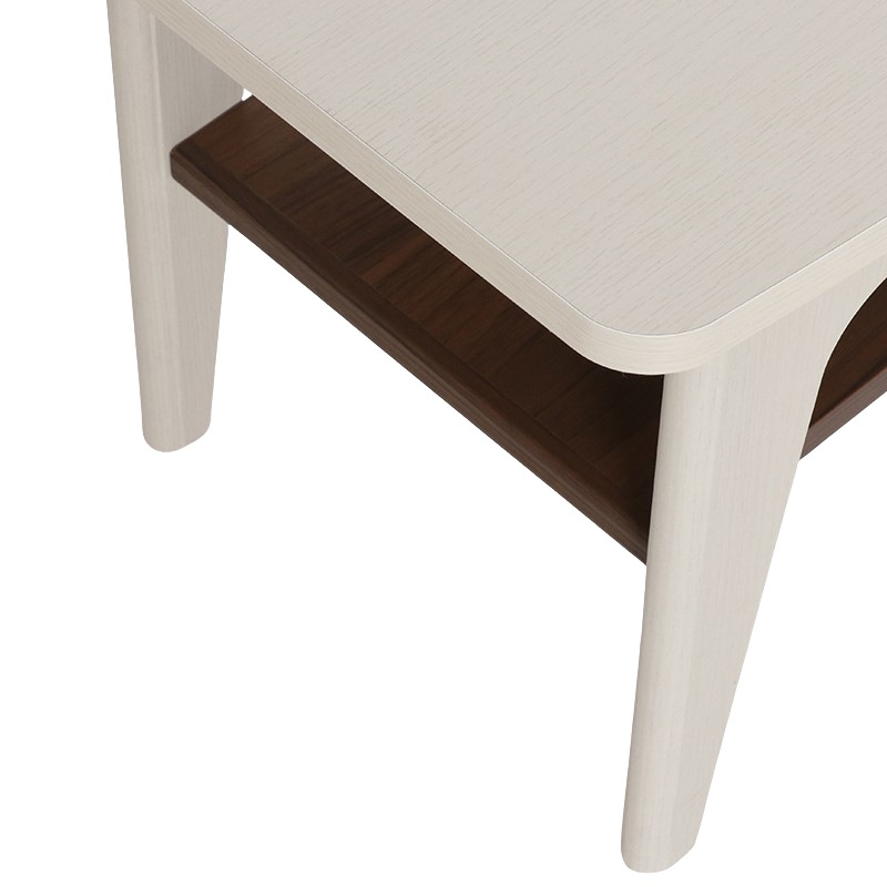 ローテーブル ネオリーブ IF NLI-8040T WH/BR 白井産業【お客様組立