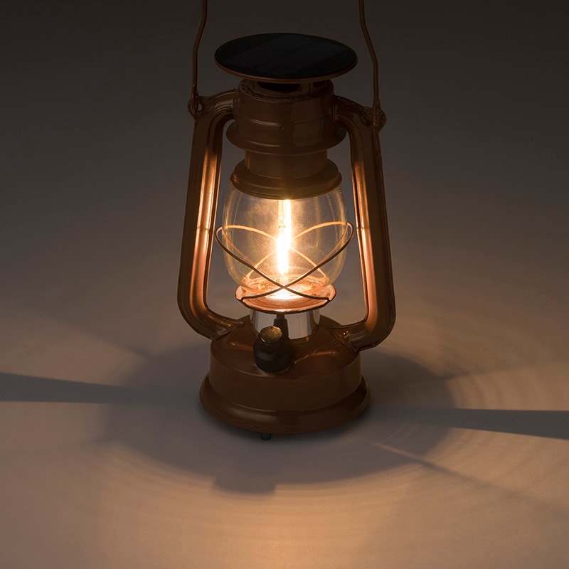 あかりクラシック ルミエールランタン キャメル 約幅15cm×奥行11.7cm