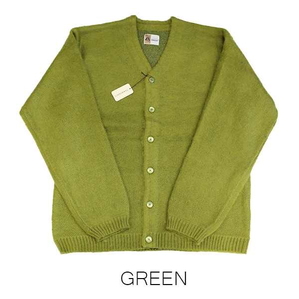 TOWNCRAFT（タウンクラフト）】SHAGGY SOLID CARDIGAN ジャガード