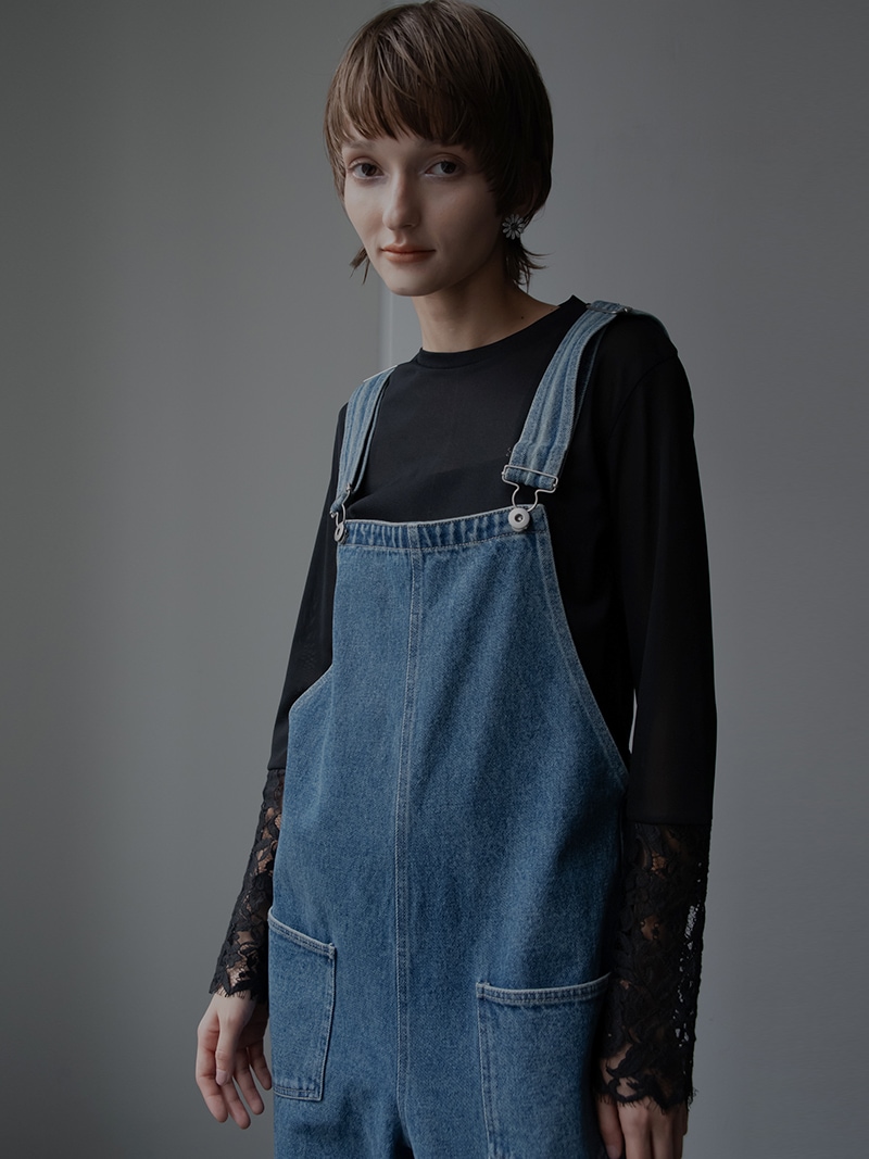 デニムオーバーオール(BLUE) | Onepiece,サロペット | | TREFLE＋1