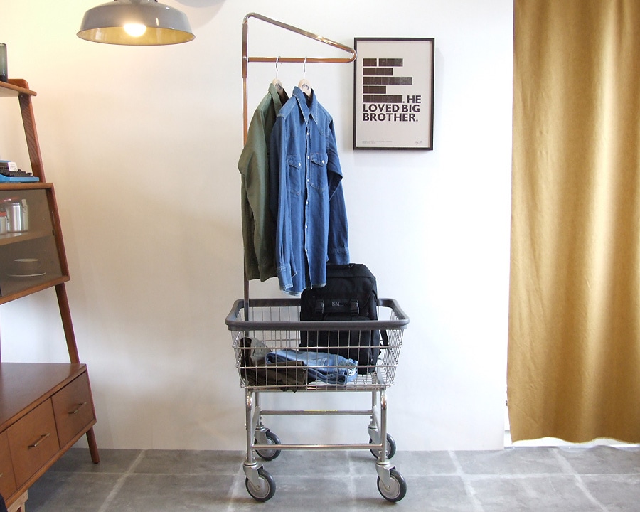 LAUNDRY CART Single Pole / ランドリーカートシングルポール｜R&B