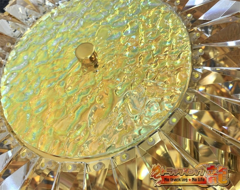 Φ40cm オーロラ シャンデリア 天吊り BA15S口金仕様 フルゴールド