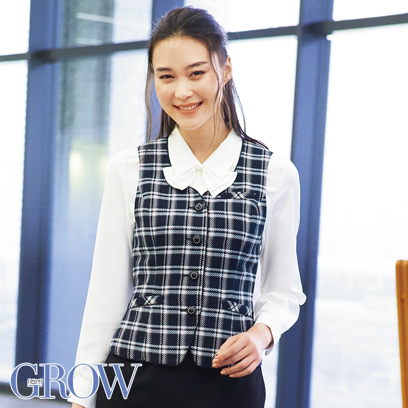 ベスト チェック柄 GVEL-1962 GROW/グロウ | ベスト,オールシーズン