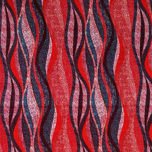 アフリカンプリント 布 生地 50cm単位 AP-13363 流れる砂水 点描流線