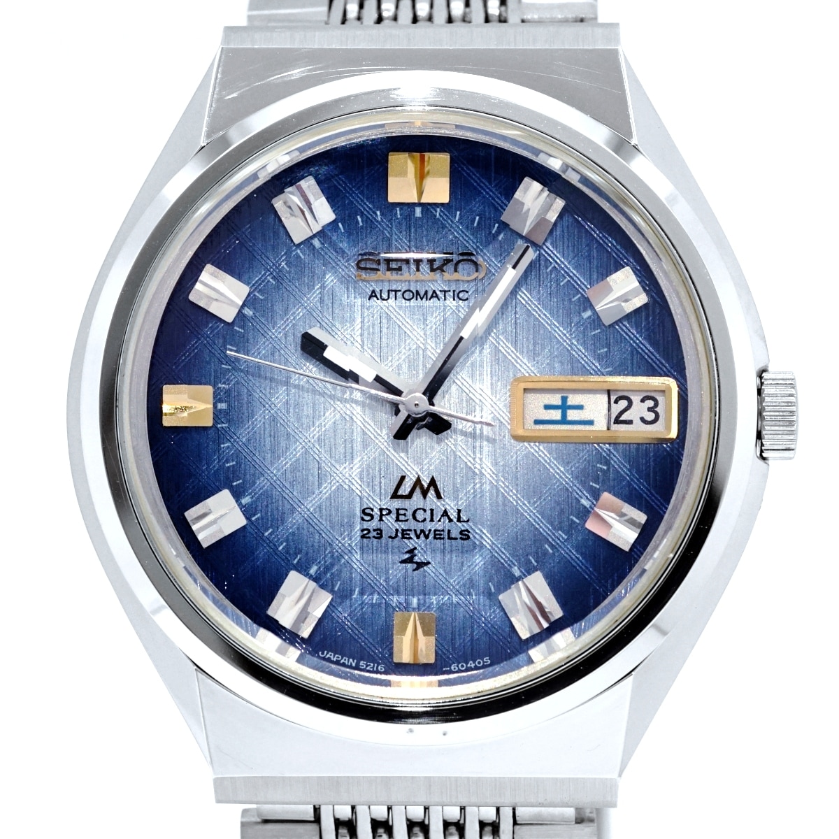 セイコー ロードマチック スペシャル 5216-6030 グラデーション青文字