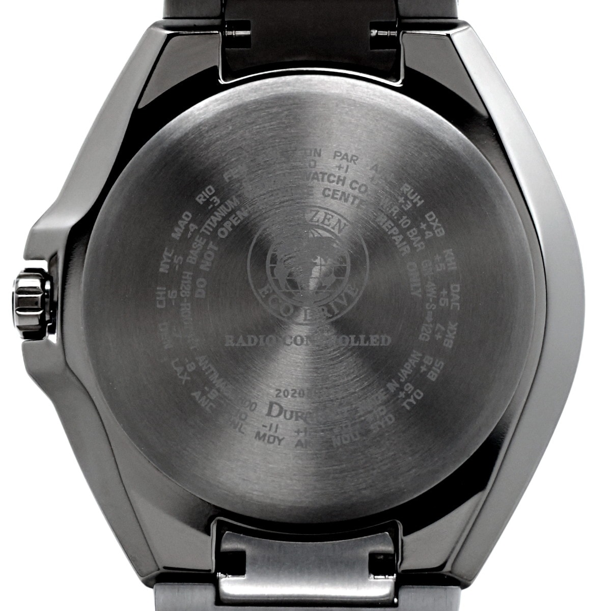 シチズン アテッサ ブラックチタン ワールドタイム CB3015-53E H128