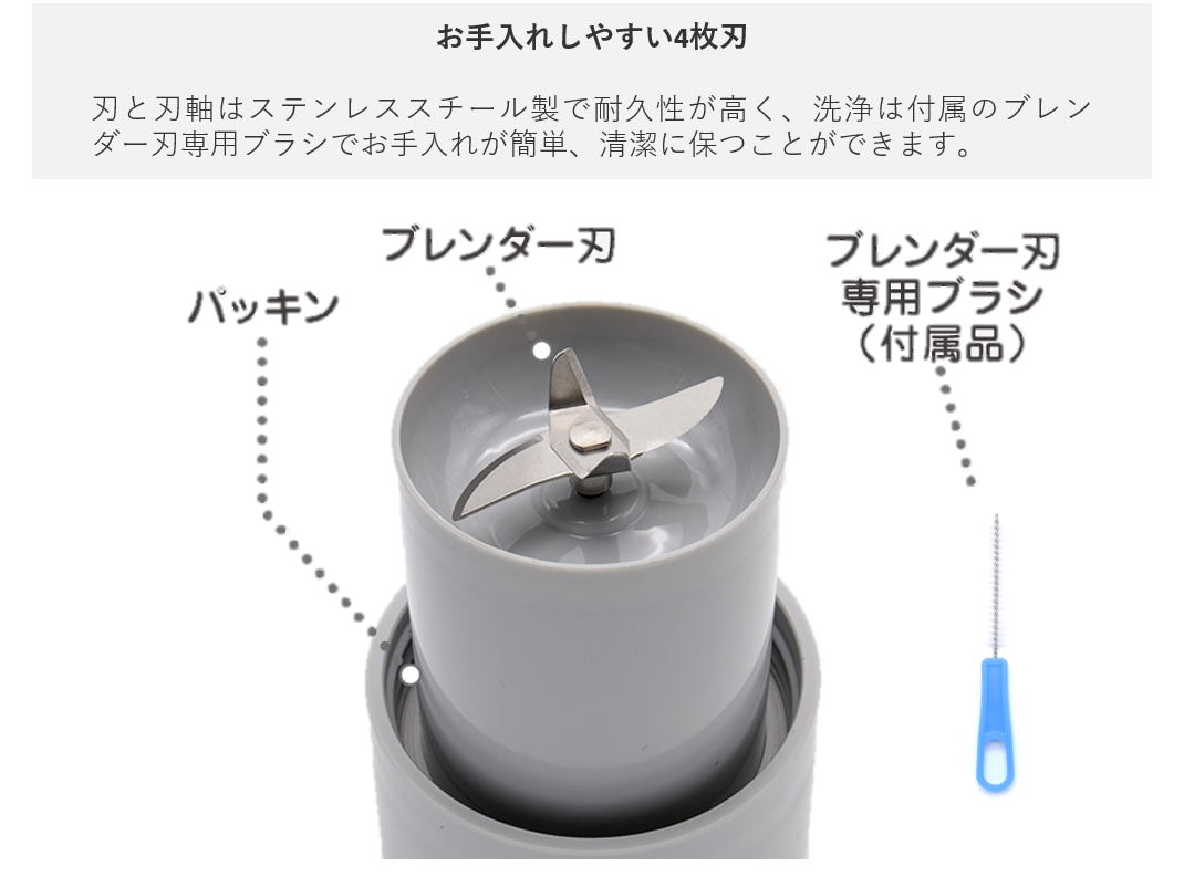 ステンレス ブレンダー JEBA25 (AG) | e-wonder（調理家電