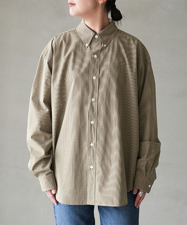 26SMSBL10]THE SHINZONE(ザ シンゾーン) MINI CHECK DADDY SHIRT ミニ