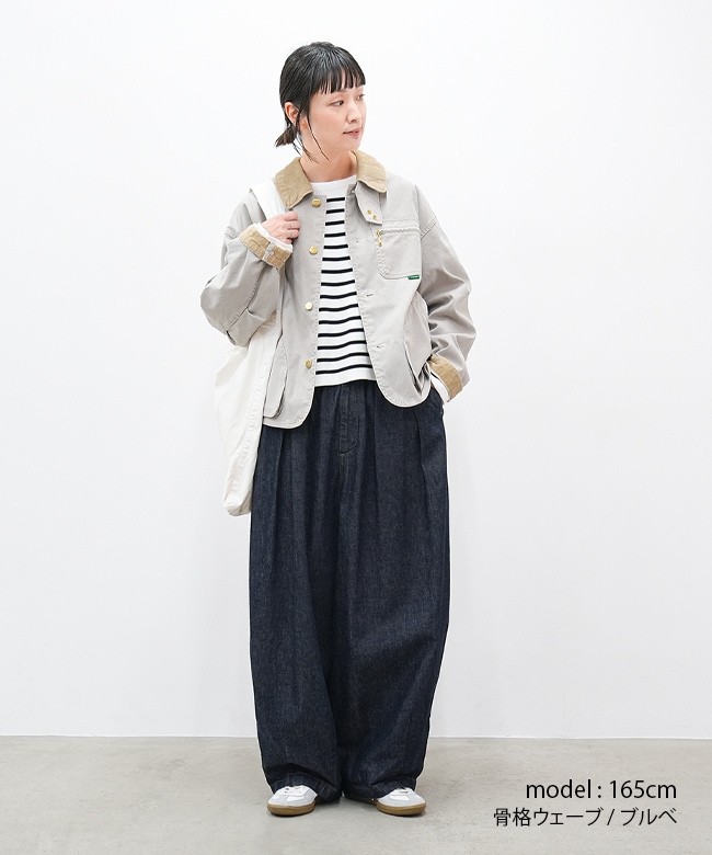 A11801]HARVESTY(ハーベスティ) 10ozデニムサーカスパンツ/ワン