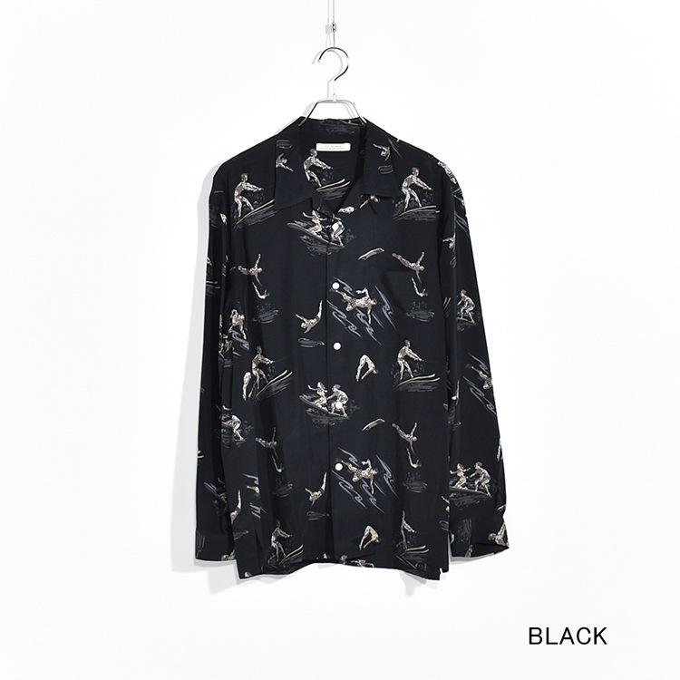 241OJ-SH02)OLD JOE(オールドジョー)ORIGINAL PRINTED OPEN COLLAR