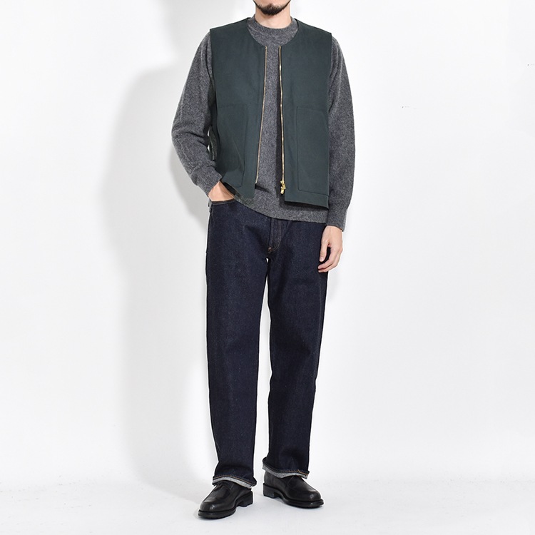 PMAS-VT02]PHIGVEL(フィグベル) Duck Cloth Workaday Vest(ダック