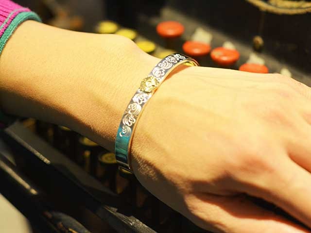 FIRST ARROW's/ファーストアローズ】「Flat Hammered 8mm Arabesque