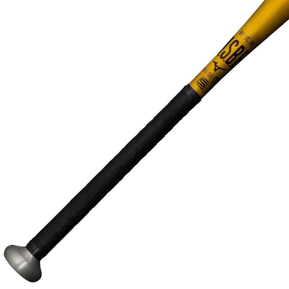 ミズノ 一般軟式バット Vコング02 軟式野球 84cm ゴールド ミドル
