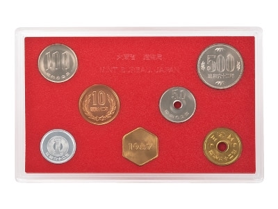 未使用品 稀少ミント貨幣セット昭和62年 | スポーツ・レジャー・ホビー