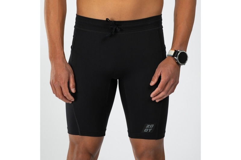 Mens ELITE RUN 9 HALF TIGHT - (JET BLACK) エリートラン 9インチ