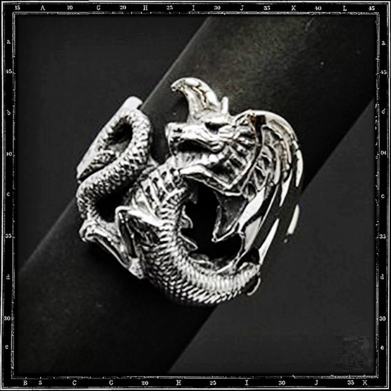 SMALL FLAT DRAGON RING | クレイジーピッグ公式オンラインストア