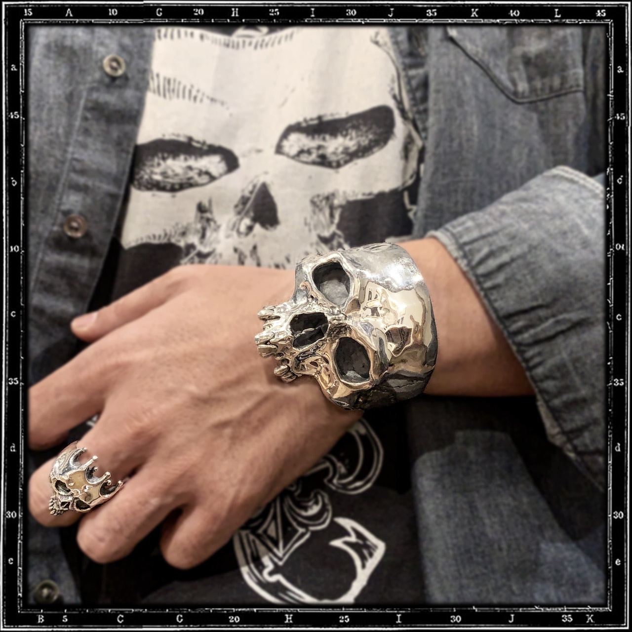 XL SKULL BRACELET | クレイジーピッグ公式オンラインストア