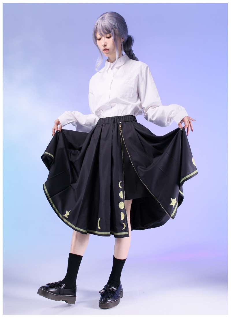 月の輪サスペンダーキュロット ｜ Favorite