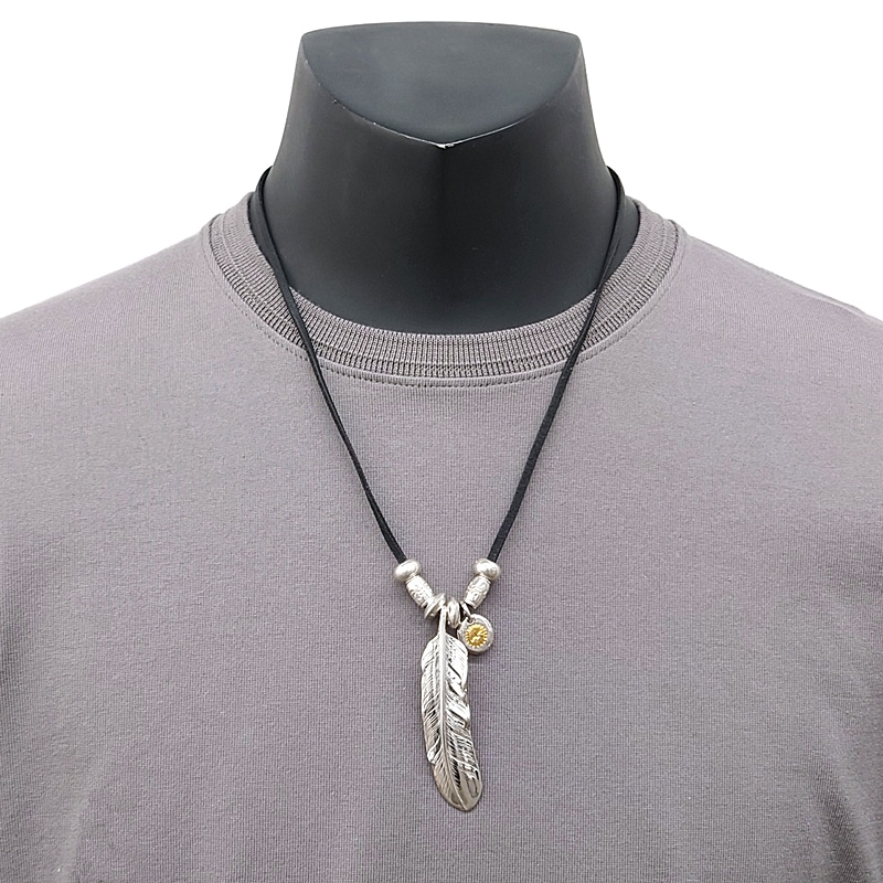モーター MOTOR FEATHER PENDANT フェザーペンダント ネックレス 0804O