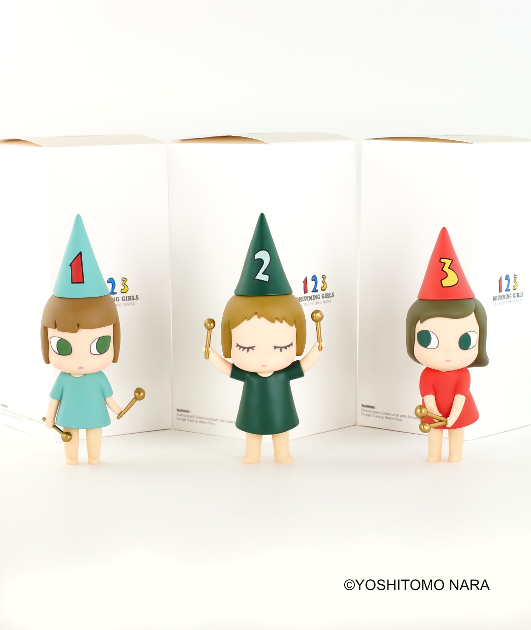 奈良美智 ドラミング・ガール123 (123 Drumming Girls)｜- ラムフロム