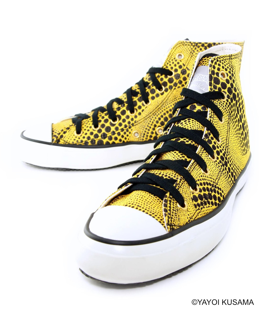草間彌生 スニーカー [黄樹（黄x黒）]｜ラムフロム - アートグッズ