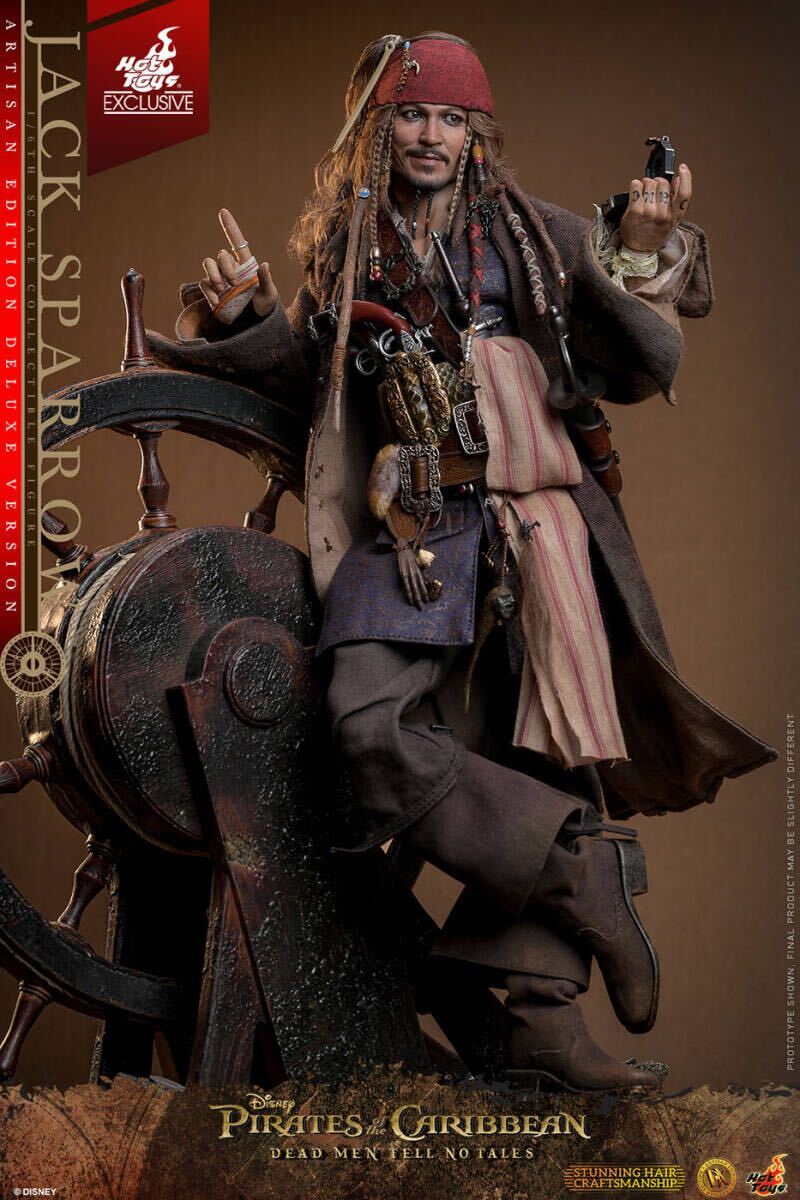ホットトイズ 1/6 パイレーツ・オブ・カリビアン ジャック・スパロウ