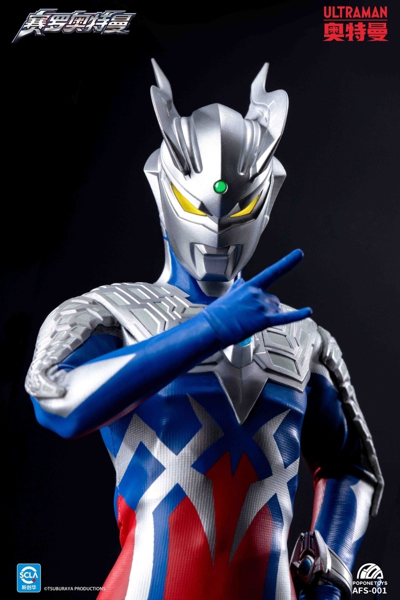 予約 POPONE TOYS 1/12 ウルトラマン ゼロ ライトアップ機能あり