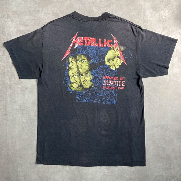 80's Metallica Pushead T-Shirts Made in USA/L 80年代 メタリカ