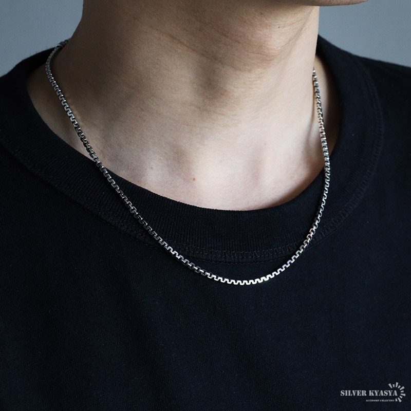 シルバー925 デザインチェーンネックレス [ns214-50cm] | スタイルで