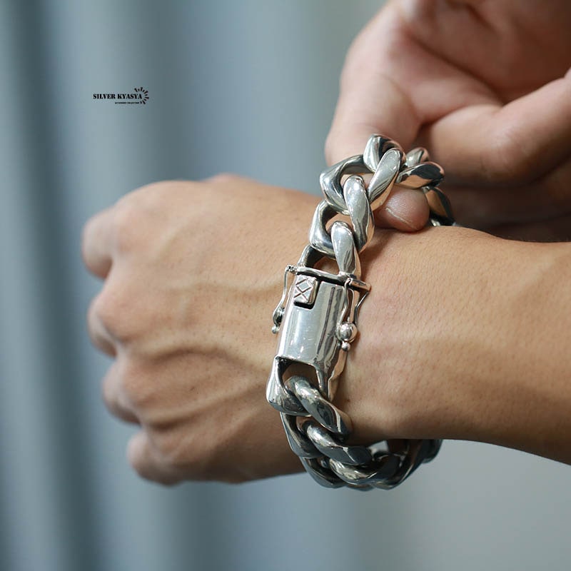 925 超重厚 喜平ブレスレット差込式 [bs142] | スタイルで探す,迫力