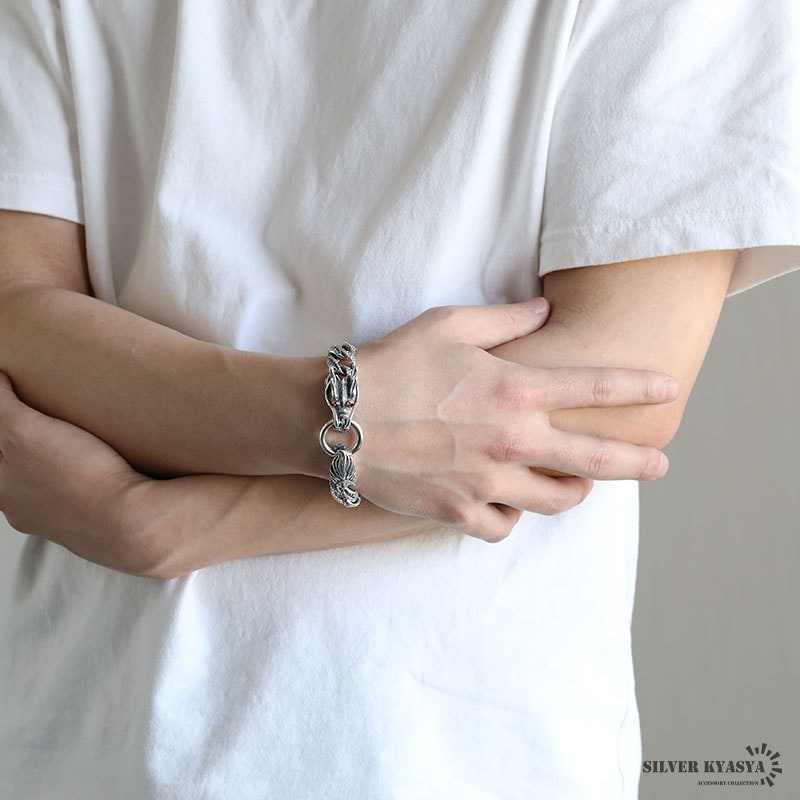 シルバー925 ドラゴンブレスレット 龍 [bs266] | スタイルで探す,個性