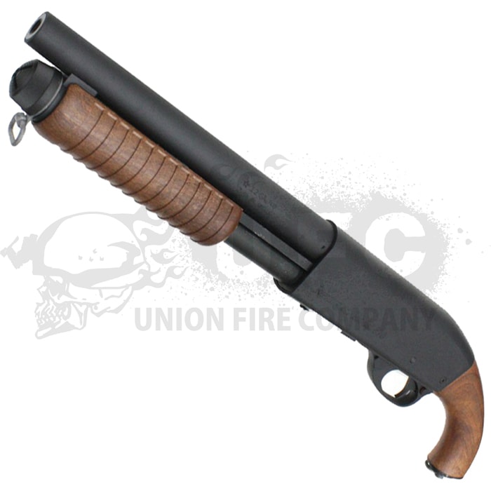 S＆T M870 ソードオフ エアーショットガン フェイクウッド / M870