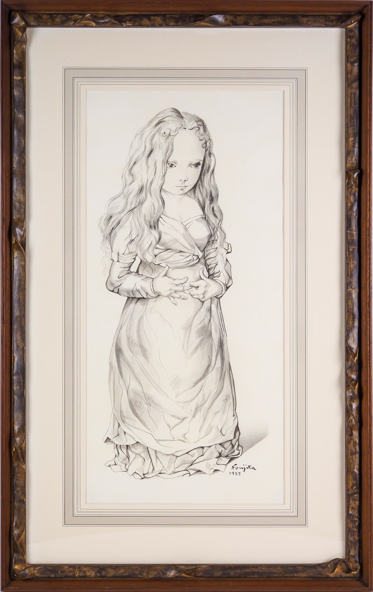 藤田嗣治 「少女」 | | アトリエ・ブランカ