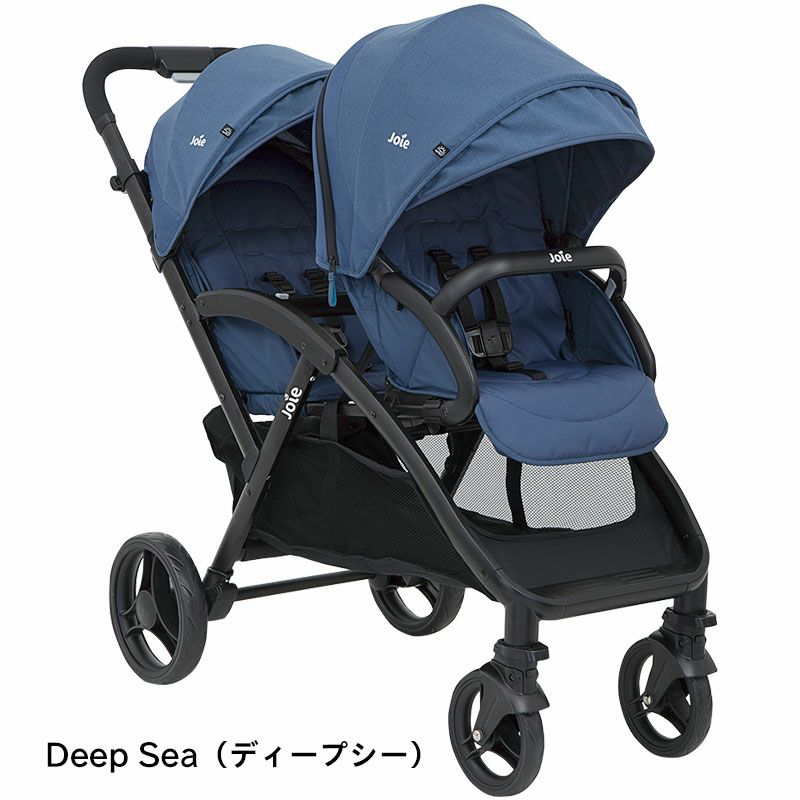 レンタル2人乗りベビーカー エヴァライトデュオ 紺 joie（ジョイー） 縦型