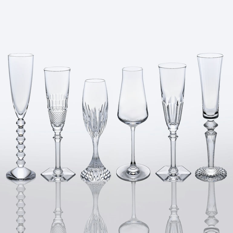 バカラ Baccarat シャンパングラス バブルボックス シャンパンフルート