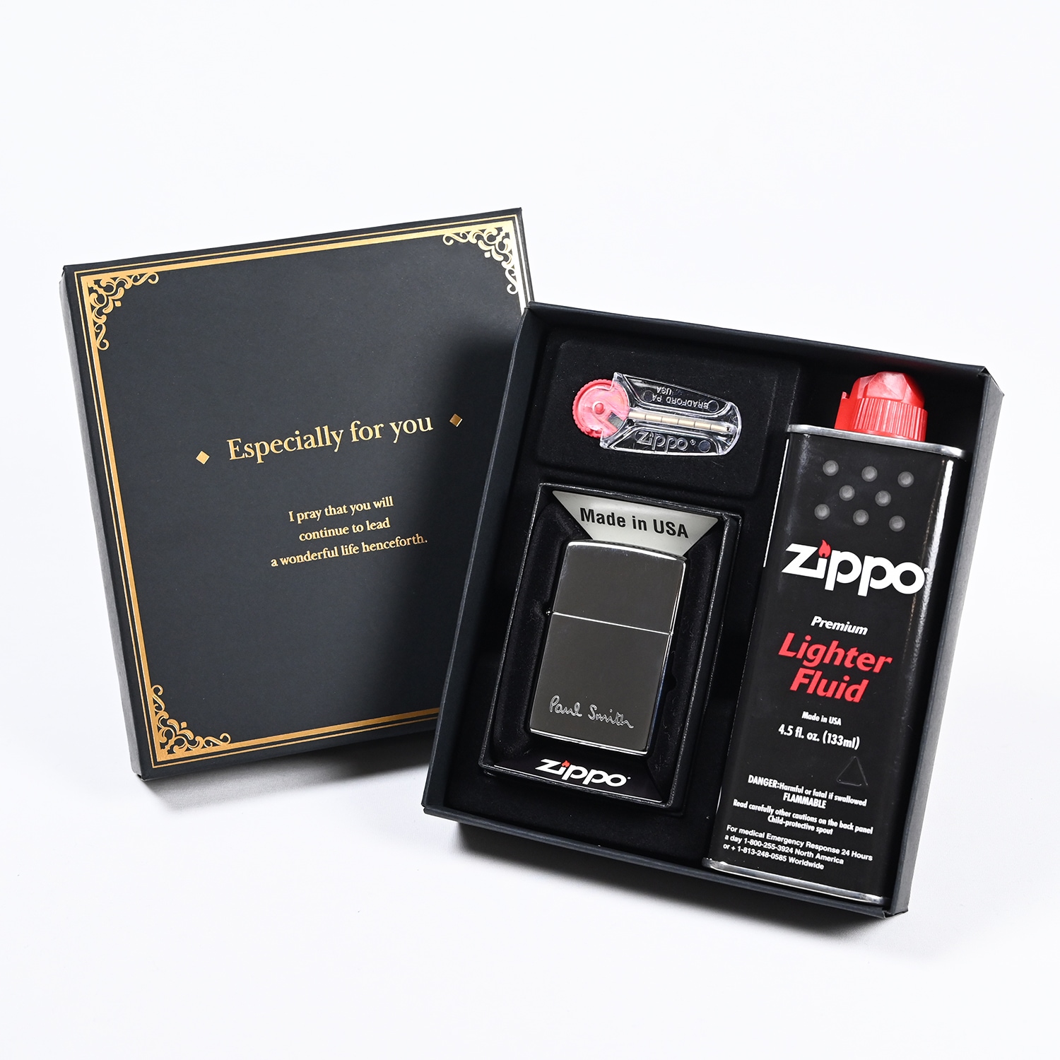 ポールスミス ジッポー ライター バレンタイン限定デザインを刻印