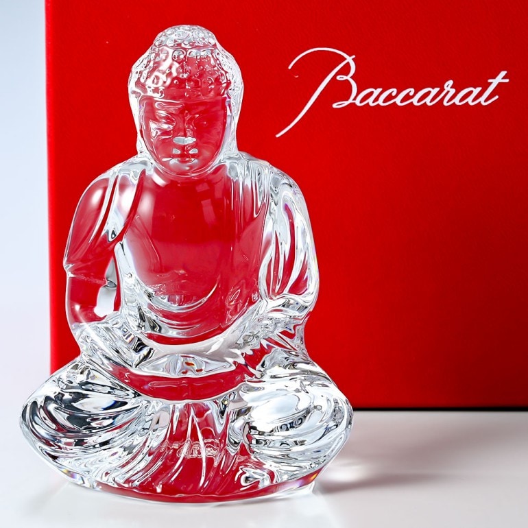 バカラ 名入れ対応 Baccarat ブッダ 仏陀 クリア クリスタル 2609200