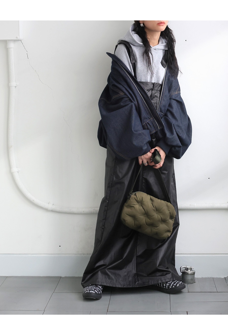 春支度、先行フェア【20％OFF】パールタフタ ジャンパースカート