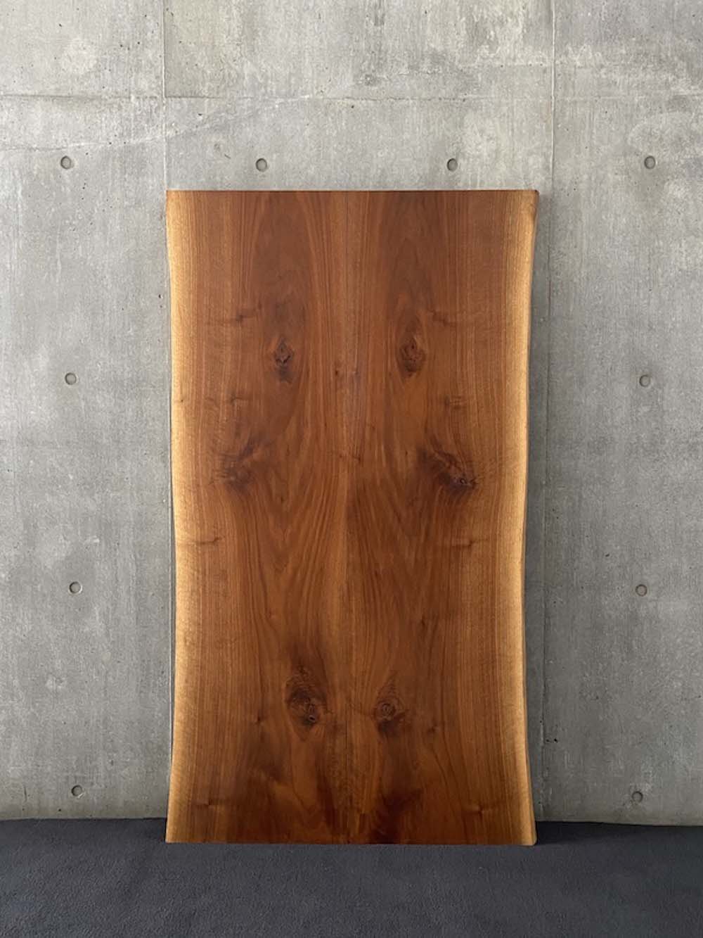 SOLD OUT】No.119 ブラックウォールナット ブックマッチ天板 W1500