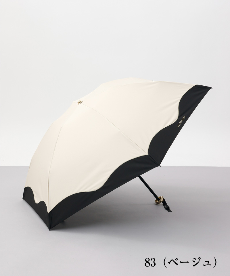 JILL STUART（ジル スチュアート）】 バイカラー柄 晴雨兼用傘