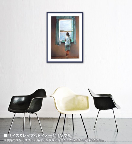 窓辺の人（サルバドール ダリ） ポスター販売のアズポスター｜ポスター