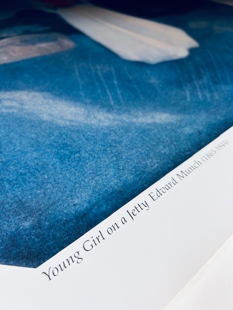 防波堤の上の少女（エドヴァルド ムンク） ポスター販売のアズポスター