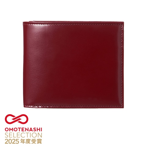 さとり 二つ折り財布 松阪レザー 硯（ブラック） HCK02A0-Z | 革小物