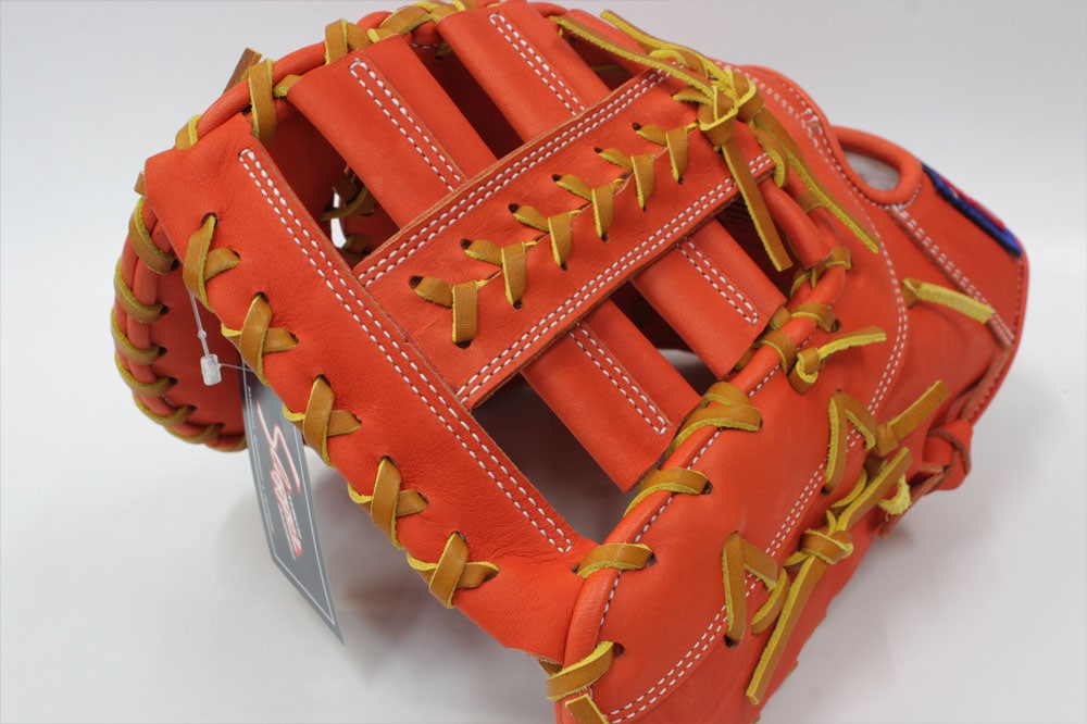 久保田スラッガー 軟式 ファーストミット KSF-003 Fオレンジ 左投げ用