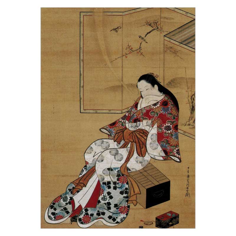 絵はがき〈遊女聞香図〉宮川長春 T-100京都便利堂オンラインショップ