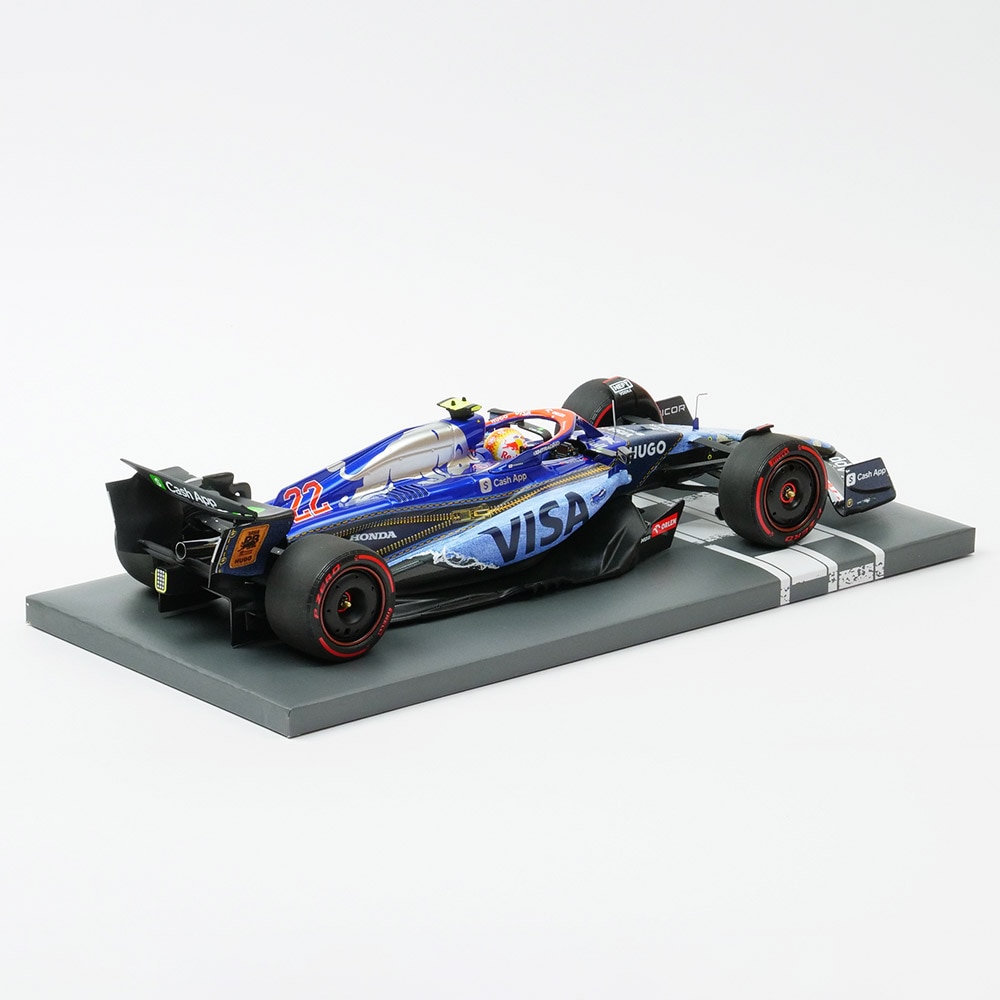 MINICHAMPS 1/18スケール ビザ キャッシュ RB F1チーム VCARB 01 角田
