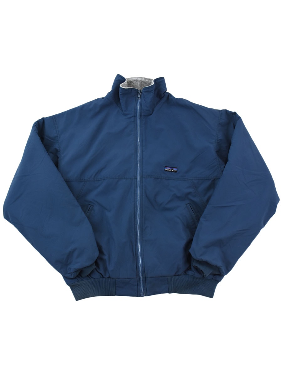80's パタゴニア シェルドシンチラジャケット ブルーグレー 表記(L